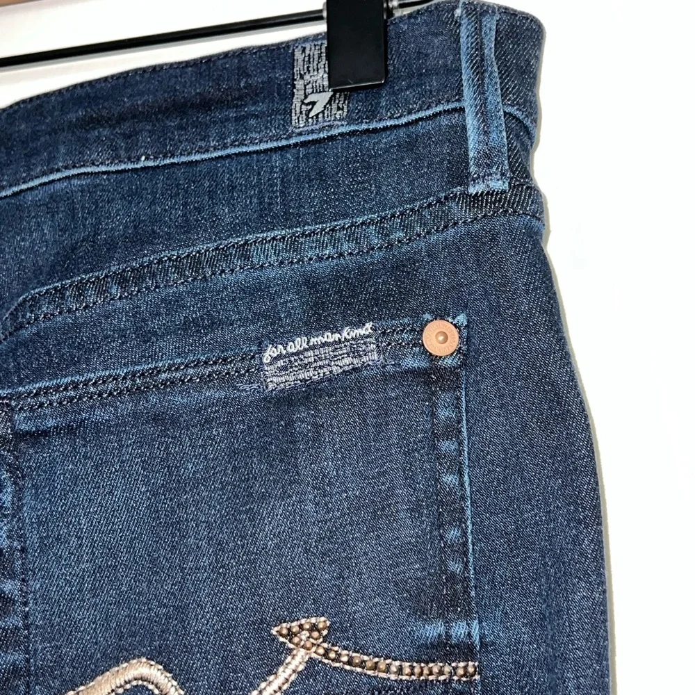 7 for All Mankind Kaytie Flare Jeans size 29 - Picture 6 of 12